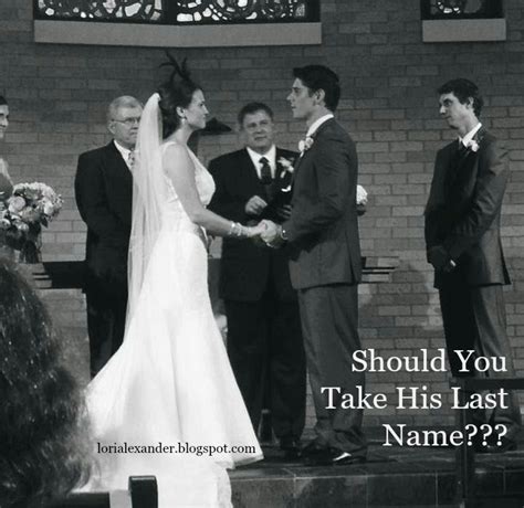 Do you always have to take your husband's last name?