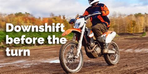 Do you downshift before turn motorcycle?