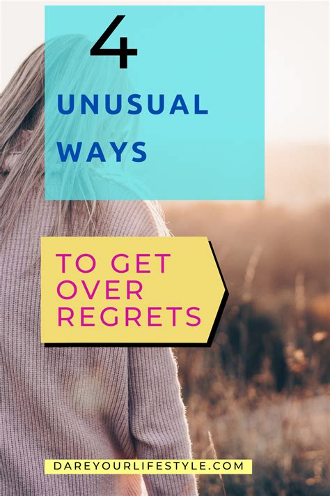 Do you eventually get over regret?