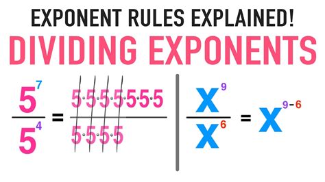 Do you ever divide exponents?