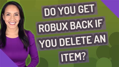 Do you get Robux back if you delete a pass?