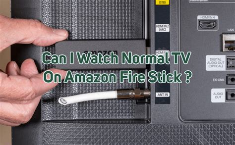 Do you get normal TV with a fire stick?