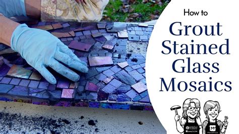 Do you grout glass on glass mosaic?