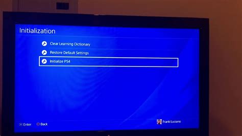 Do you have to initialize your PS4 before selling?