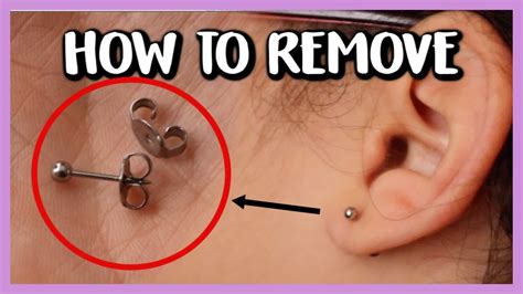 Do you have to leave earrings in when you get your ears pierced?
