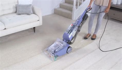 Do you have to rinse carpet after using Hoover carpet cleaner?