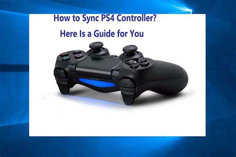 Do you have to sync a PS4 controller?