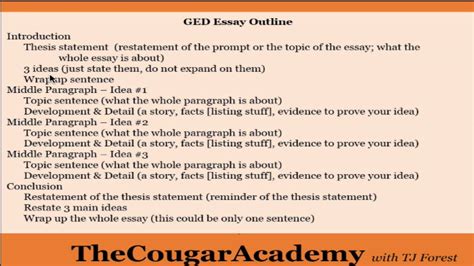 Do you have to write an essay for GED?