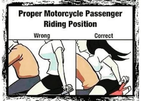 Do you lean with the motorcycle as a passenger?