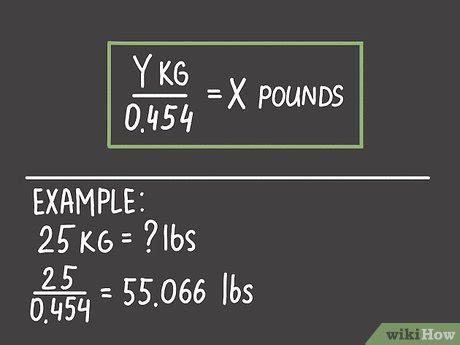 Do you multiply kg by 2.2 to get lbs?