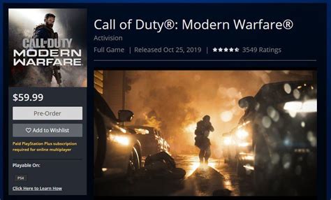Do you need PS Plus for MW3?