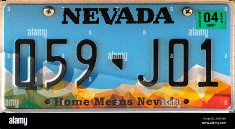Do you need a front license plate in Nevada?