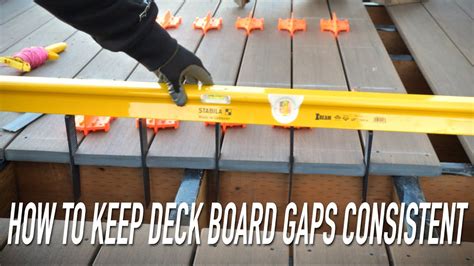 Do you need a gap under decking?