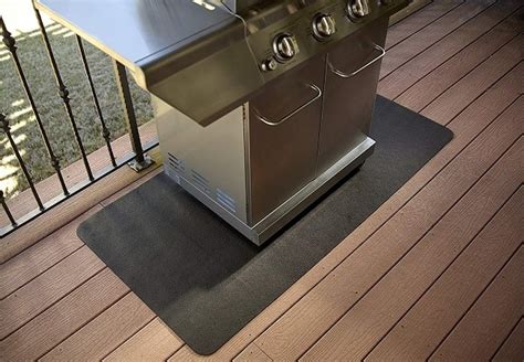 Do you need a grill mat on composite deck?