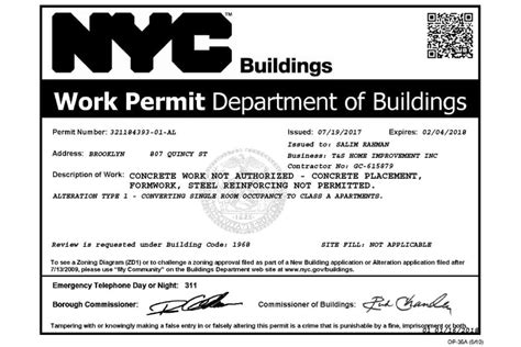 Do you need a permit for a temporary wall in NYC?