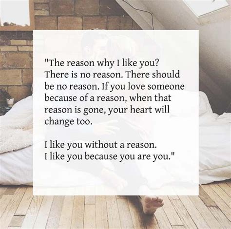 Do you need a reason to love someone?