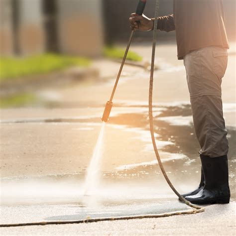 Do you need bleach to pressure wash concrete?