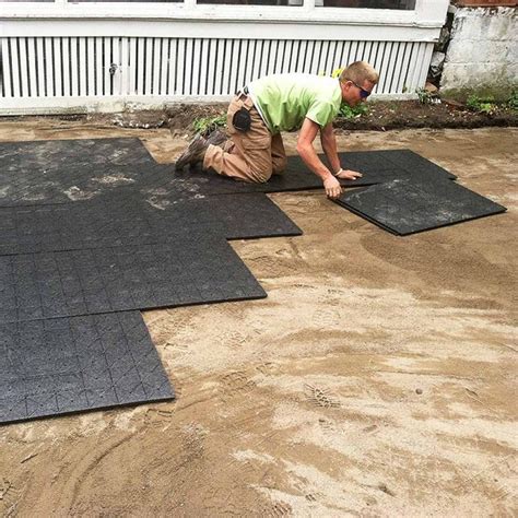 Do you need membrane under patio slabs?