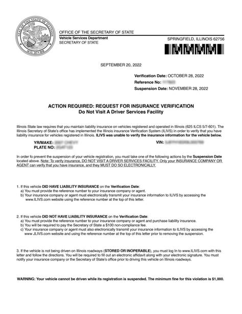 Do you need proof of insurance to get plates in Illinois?