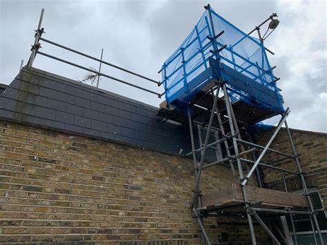Do you need scaffolding to paint a roof?