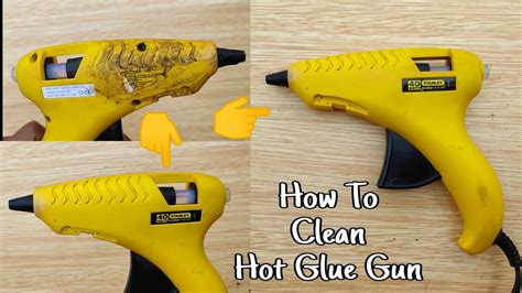 Do you need to clean a hot glue gun?