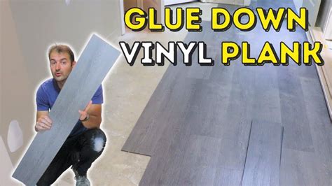 Do you need to glue vinyl plank flooring to concrete?