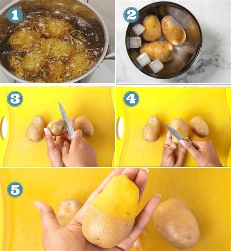 Do you peel potatoes before steaming?