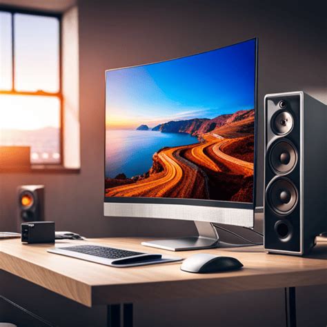 Do you plug speakers into monitor or PC?