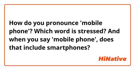 Do you pronounce mobile?