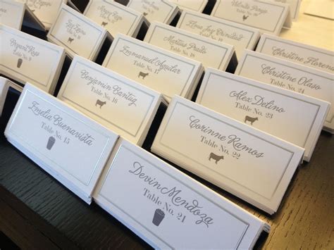Do you put full names on wedding place cards?