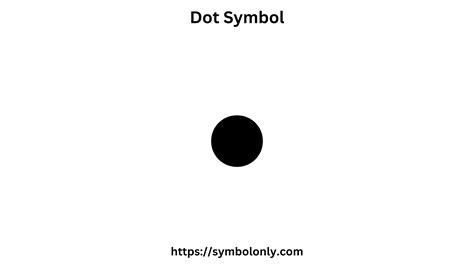 Do you say point or dot?