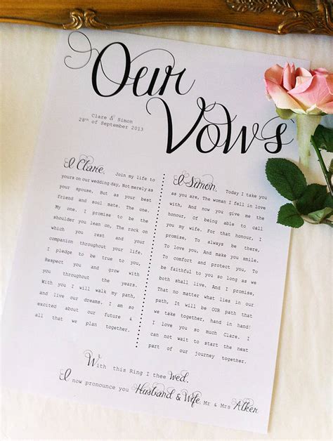 Do you say your vows during rehearsal?
