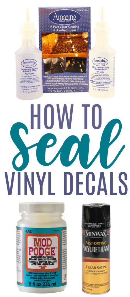 Do you seal printable vinyl?