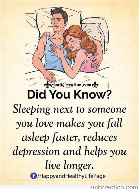 Do you sleep better with the person you love?