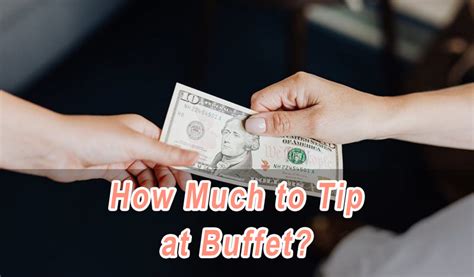 Do you tip at a buffet?