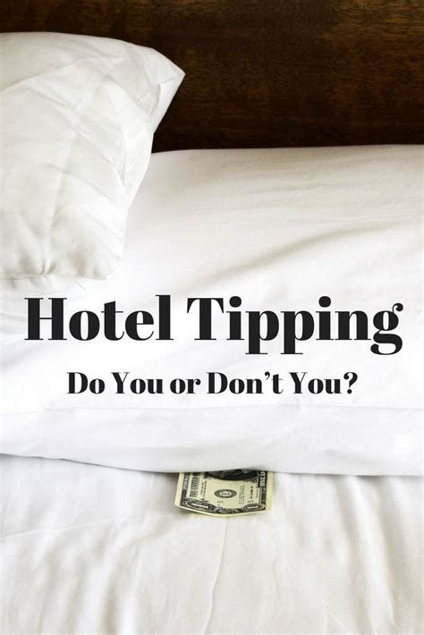 Do you tip hotels in America?