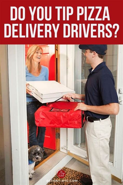 Do you tip pizza delivery?