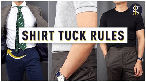 Do you tuck in t-shirt with suit?