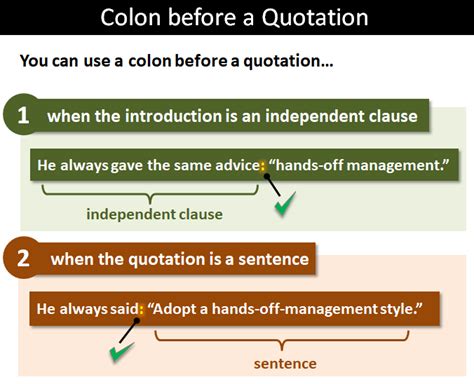 Do you use a dash or colon before a quote?