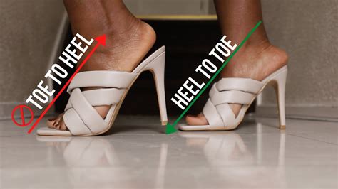 Do you walk heel first in heels?