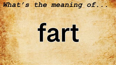 Does 💨 mean fart?
