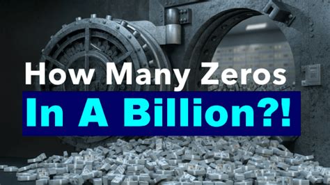 Does 1 billion have zero?