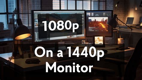 Does 1080p look weird on a 1440p monitor?