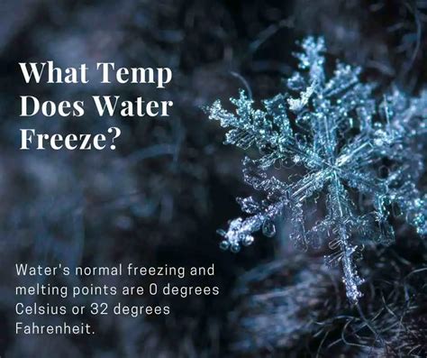 Does 32 degrees freeze water?