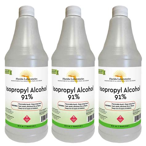 Does 91 isopropyl alcohol leave a residue?