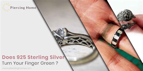 Does 925 sterling silver turn green?