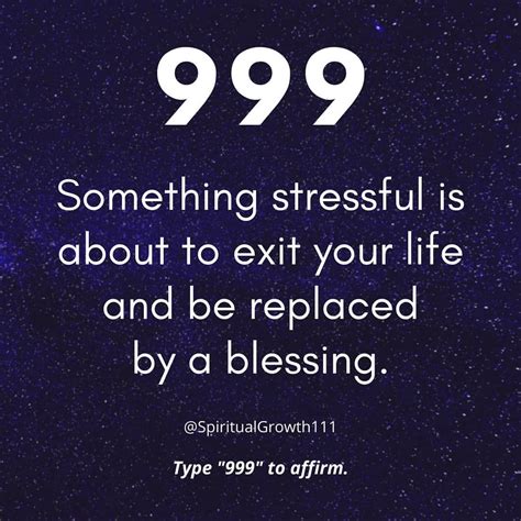 Does 999 mean positivity?