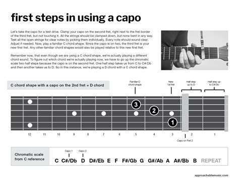 Does A capo make notes higher?