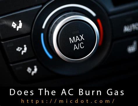 Does AC burn gas?
