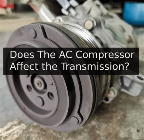 Does AC compressor affect driving?